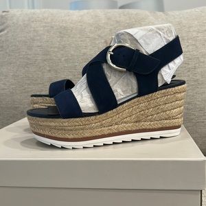 New in box - Marc Fisher Blue Sandal - 6 1/2